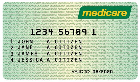 Medicare Card Image